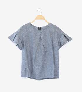 Blue Pinafore Denim Dress